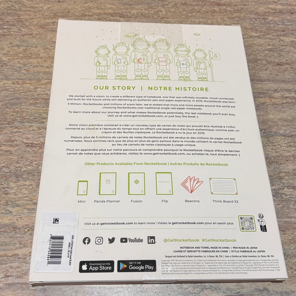 NEW Rocketbook Core Smart Notebook - Picture 2 of 2